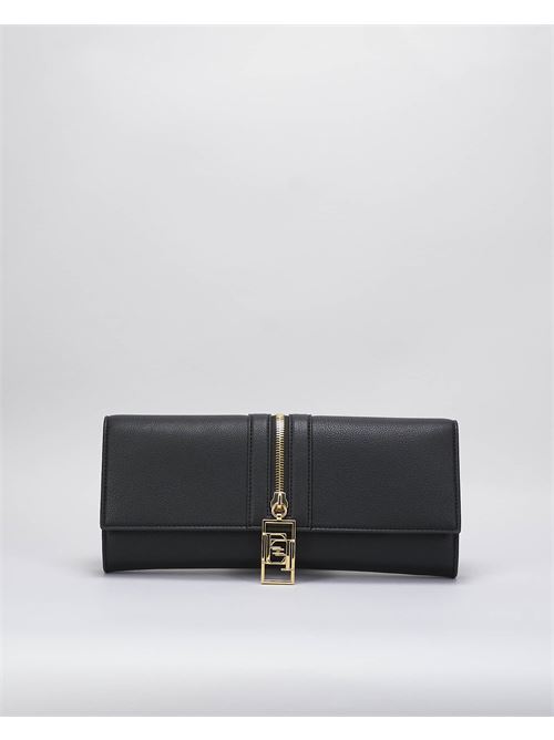 Borsa baguette in materiale effetto pelle con zip Elisabetta Franchi ELISABETTA FRANCHI | Borsa | BS74A47E2110